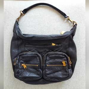 Liebeskind Berlin Anita Convertible Shoulder/Crossbody Bag, Black Leather